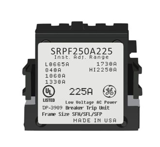 SRPF250A225 - GE - Rating Plug 225 Amp